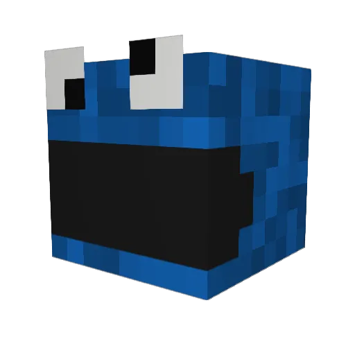 GotYourBanana Minecraft avatar head, 3D render