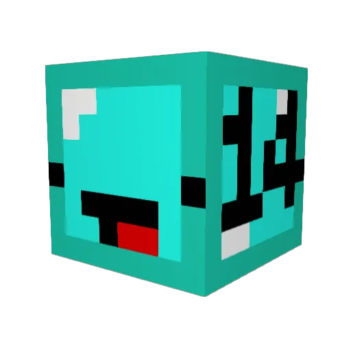 Got_Nados Minecraft avatar head, 3D render