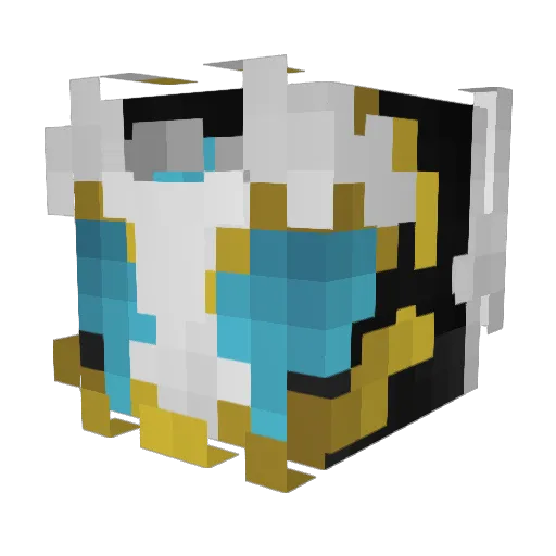 Gotchaclaw Minecraft avatar head, 3D render