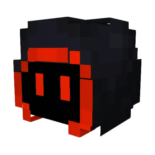 Gotcher18 Minecraft avatar head, 3D render