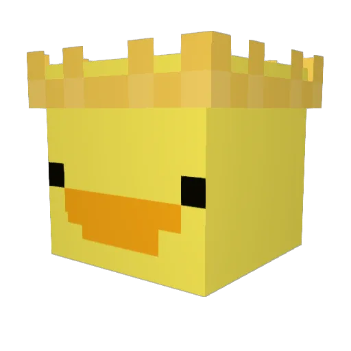 Gotessel Minecraft avatar head, 3D render
