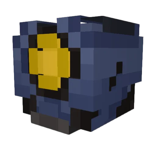 GothBlade666 Minecraft avatar head, 3D render