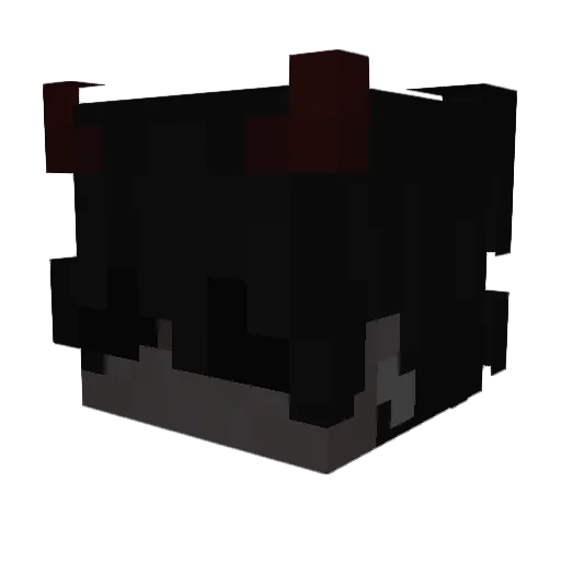 GothBoyAnthony Minecraft avatar head, 3D render