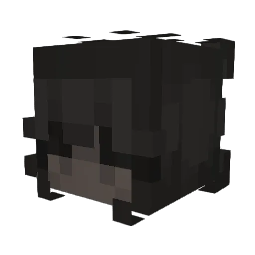 GothMommyPilgrim Minecraft avatar head, 3D render