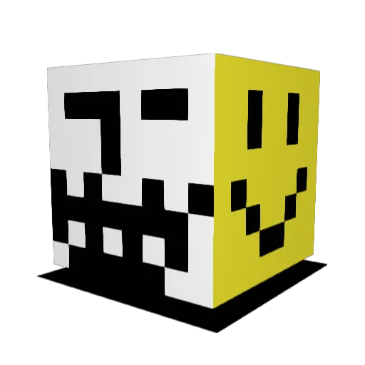 Goth_Mommy_Farts Minecraft avatar head, 3D render