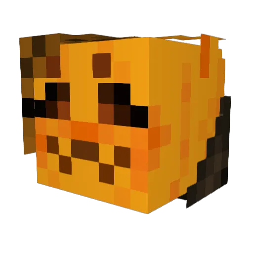 GothicHippieG Minecraft avatar head, 3D render