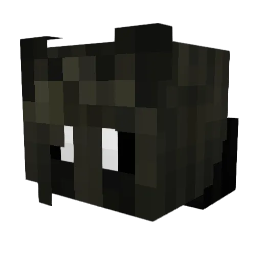 GothicLeprechaun Minecraft avatar head, 3D render