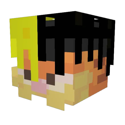 GothicPath Minecraft avatar head, 3D render