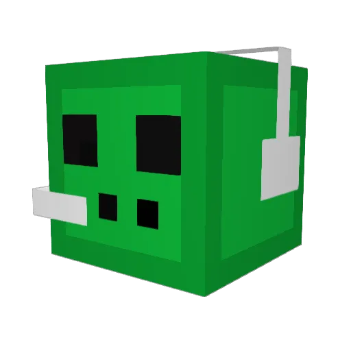Gothic_Bunny Minecraft avatar head, 3D render