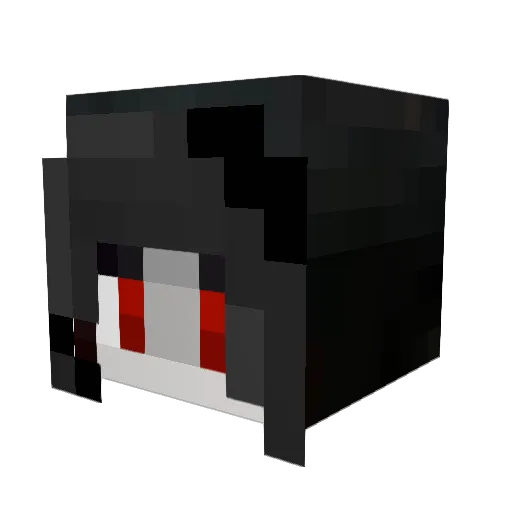 Gothicsiren3581 Minecraft avatar head, 3D render