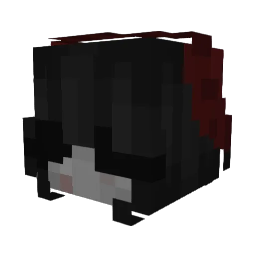 Gothicskull99 Minecraft avatar head, 3D render