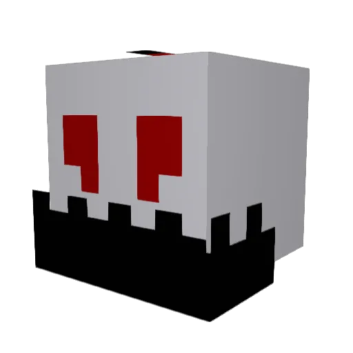 Gotmoore69 Minecraft avatar head, 3D render