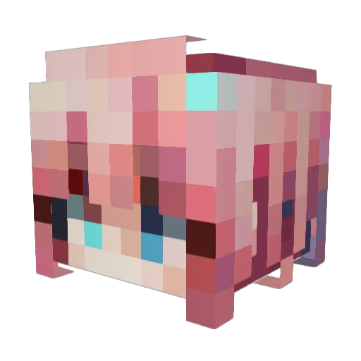 GotohHit0ri Minecraft avatar head, 3D render