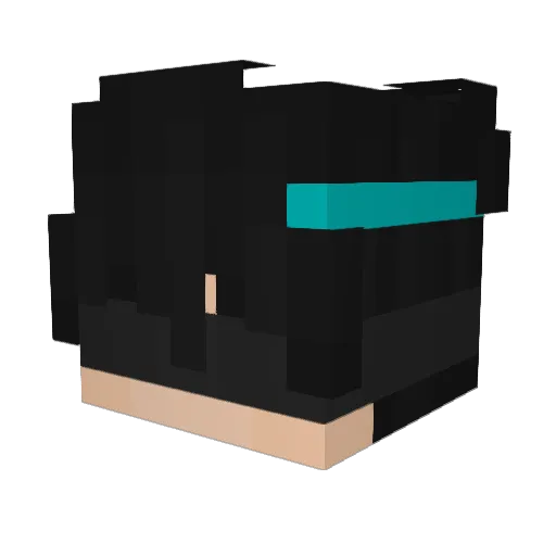 Gott100 Minecraft avatar head, 3D render