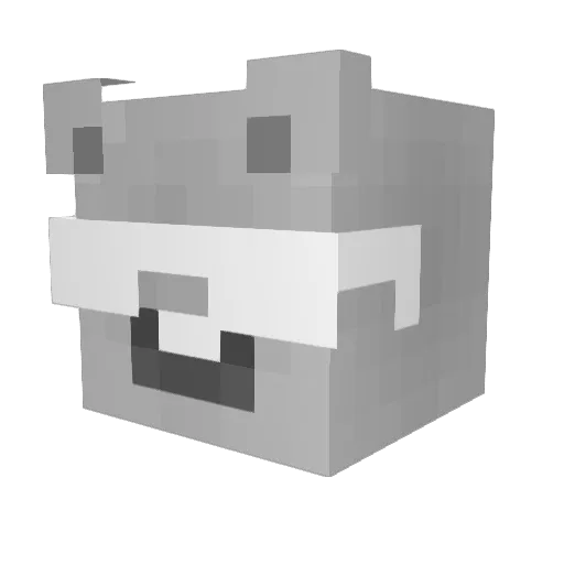GottDerHerscher Minecraft avatar head, 3D render