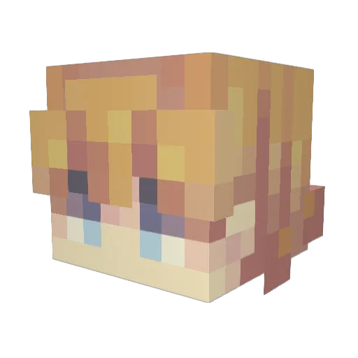 Gott_Yato1 Minecraft avatar head, 3D render