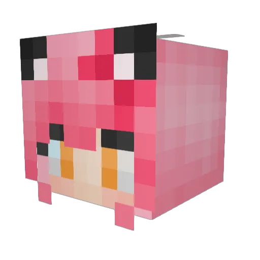 GottaLoveCabbage Minecraft avatar head, 3D render