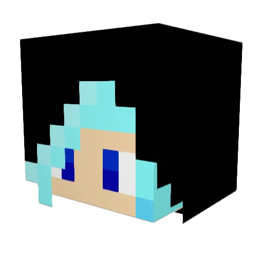 GottdesZuckers Minecraft avatar head, 3D render