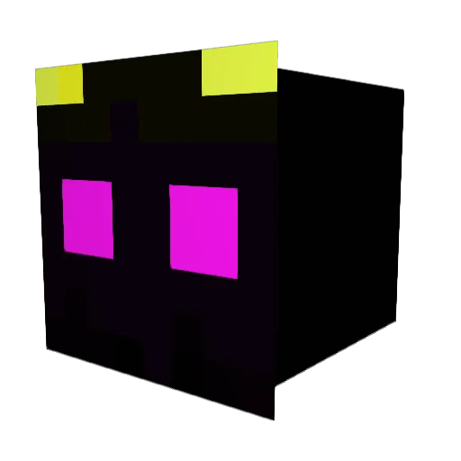 Gottenrabbit Minecraft avatar head, 3D render