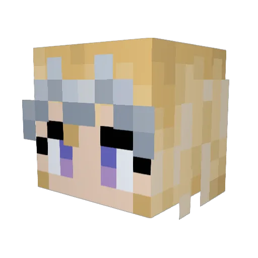 Gottyan710 Minecraft avatar head, 3D render