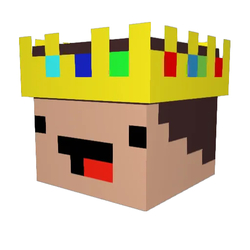 Gotya_OP Minecraft avatar head, 3D render