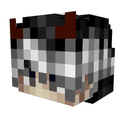 Gounthar Minecraft avatar head, 3D render