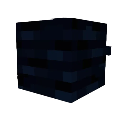 Goutnite Minecraft avatar head, 3D render