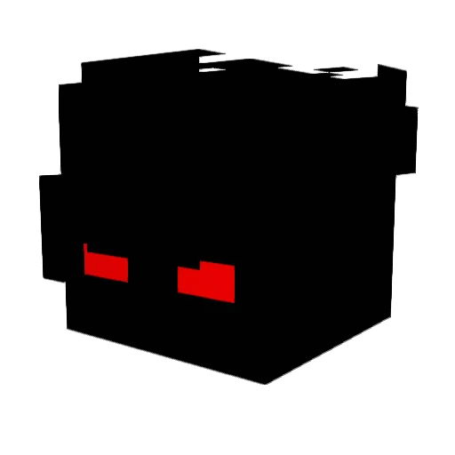 Government Minecraft avatar head, 3D render