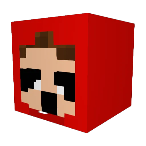 Govx1 Minecraft avatar head, 3D render