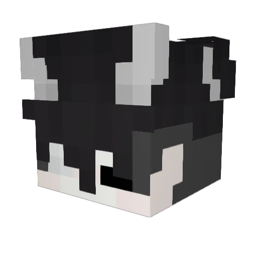 Gowley Minecraft avatar head, 3D render