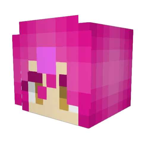 Gowther_sin Minecraft avatar head, 3D render