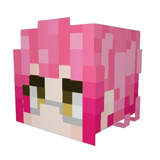 Gowtherlover Minecraft avatar head, 3D render