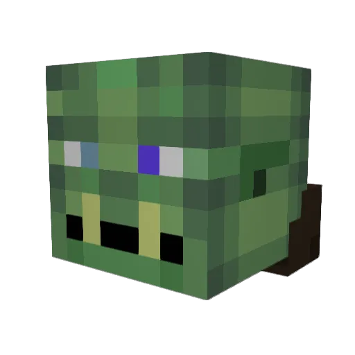 GoxX007 Minecraft avatar head, 3D render