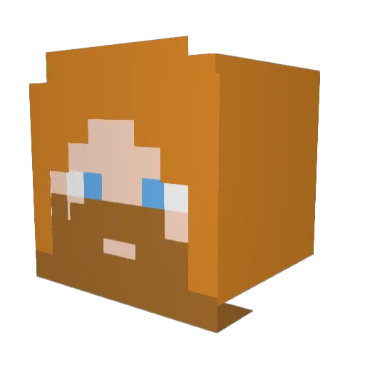 GoyDestroyer271k Minecraft avatar head, 3D render
