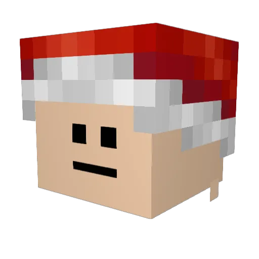 Goyangee14 Minecraft avatar head, 3D render