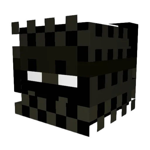 Goyarx Minecraft avatar head, 3D render