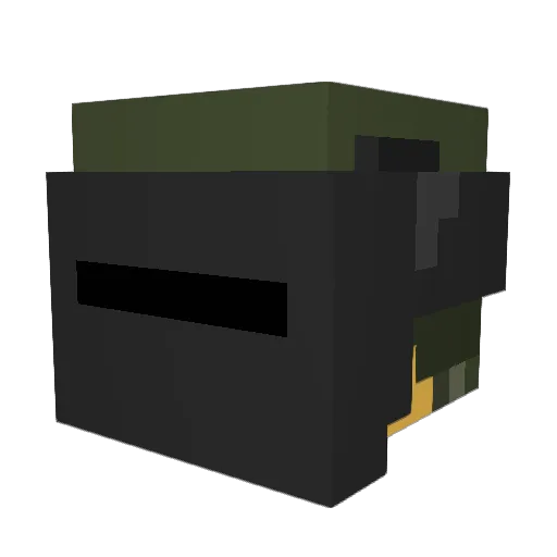 GoyitoKun Minecraft avatar head, 3D render