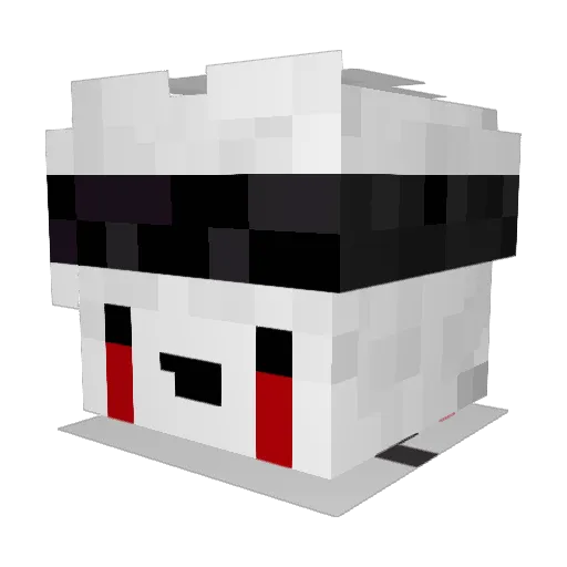GozZzer Minecraft avatar head, 3D render
