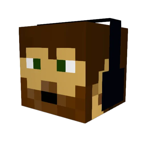 Goza1612 Minecraft avatar head, 3D render