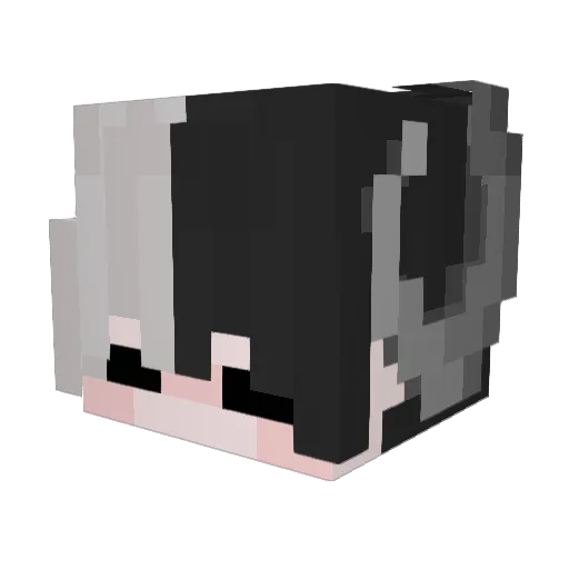 Gozgec Minecraft avatar head, 3D render