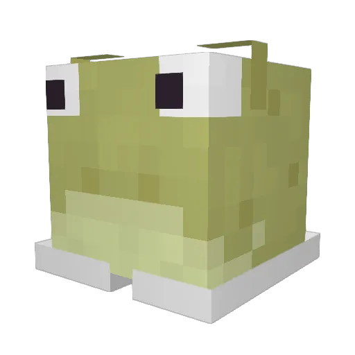 Gozho Minecraft avatar head, 3D render