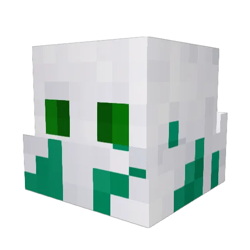 GozlyKat Minecraft avatar head, 3D render