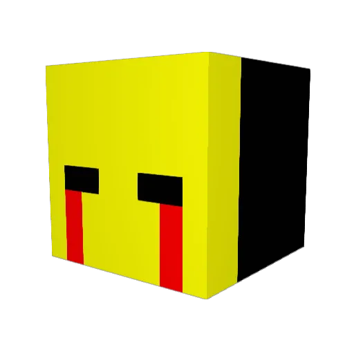 Gozmeth Minecraft avatar head, 3D render