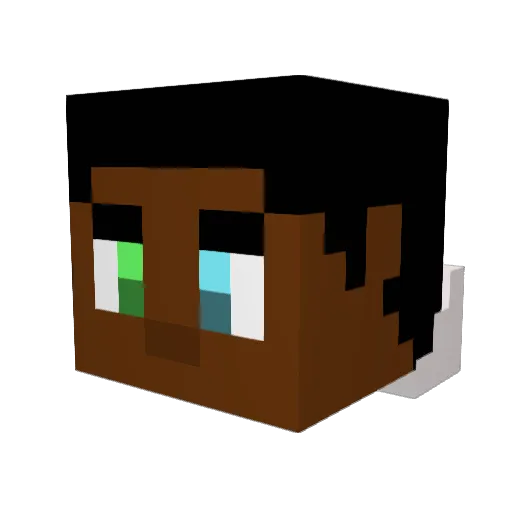 GpaJenkins Minecraft avatar head, 3D render