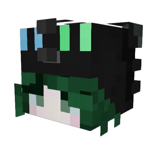 Gpaz1996 Minecraft avatar head, 3D render