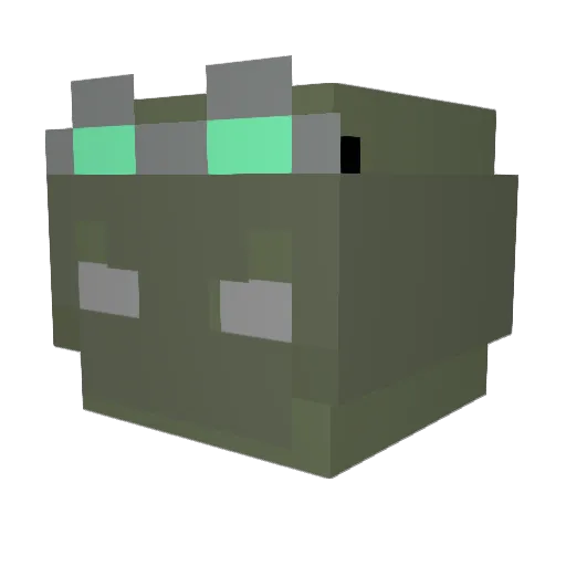Gpiston Minecraft avatar head, 3D render