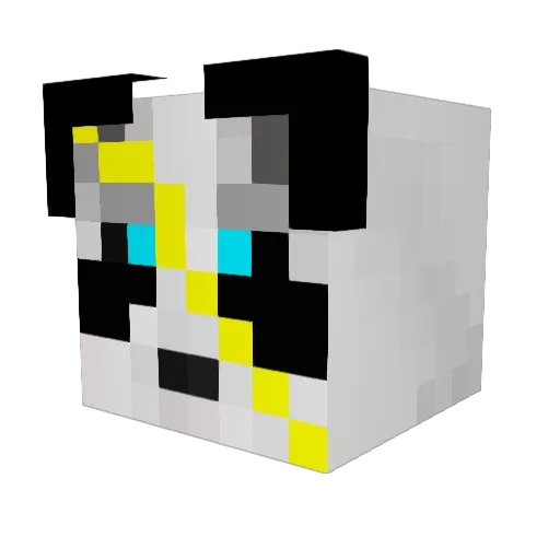 Gpxinrider Minecraft avatar head, 3D render