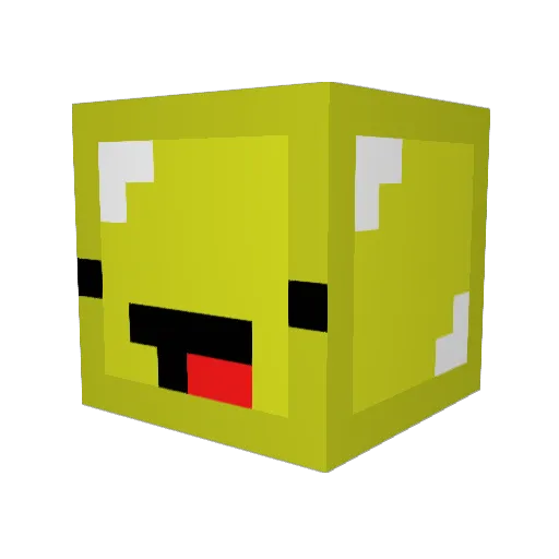 GqldenGuy7 Minecraft avatar head, 3D render