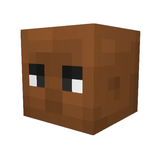Gr0bson Minecraft avatar head, 3D render