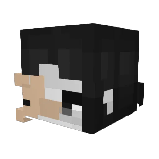 Gr0gMurray Minecraft avatar head, 3D render